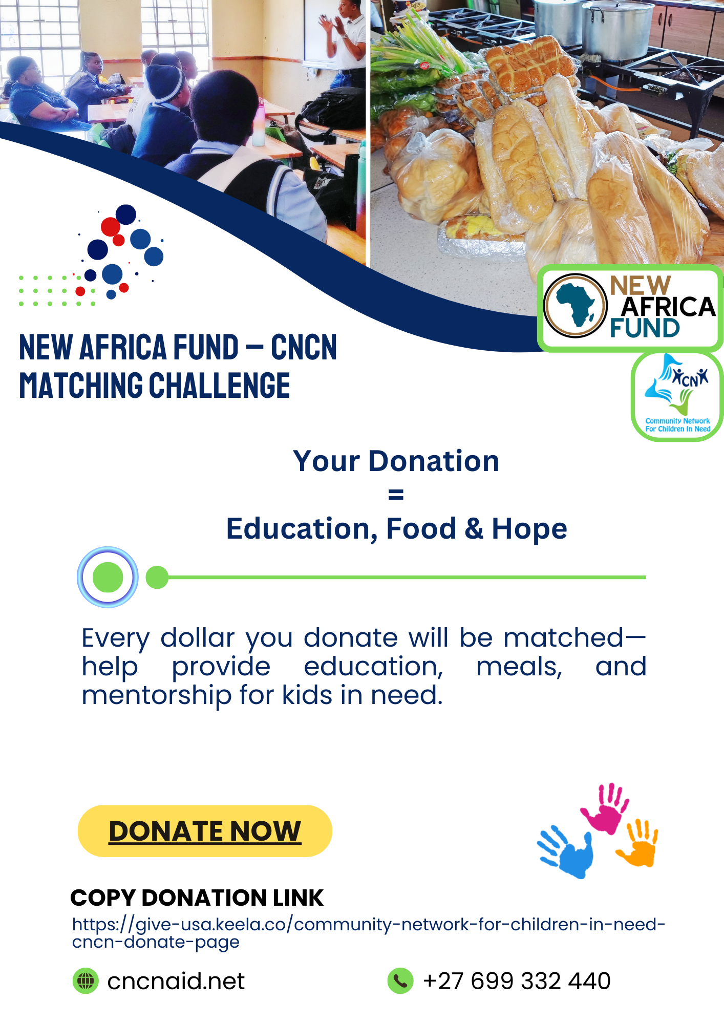 Helping our community for health, education, mentorship, community development and environmental sustainability. Community Network for Children in Need (CNCN) together and partnering with USAID, Apex Day Hospital; help foster a better community and more sustainable World following the United Nation Sustainable Development Goals.  Dr Mick Muianga Drdentist cncnaid.net